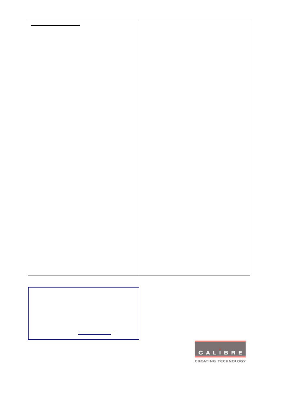 Calibre UK 15ID User Manual | Page 2 / 2