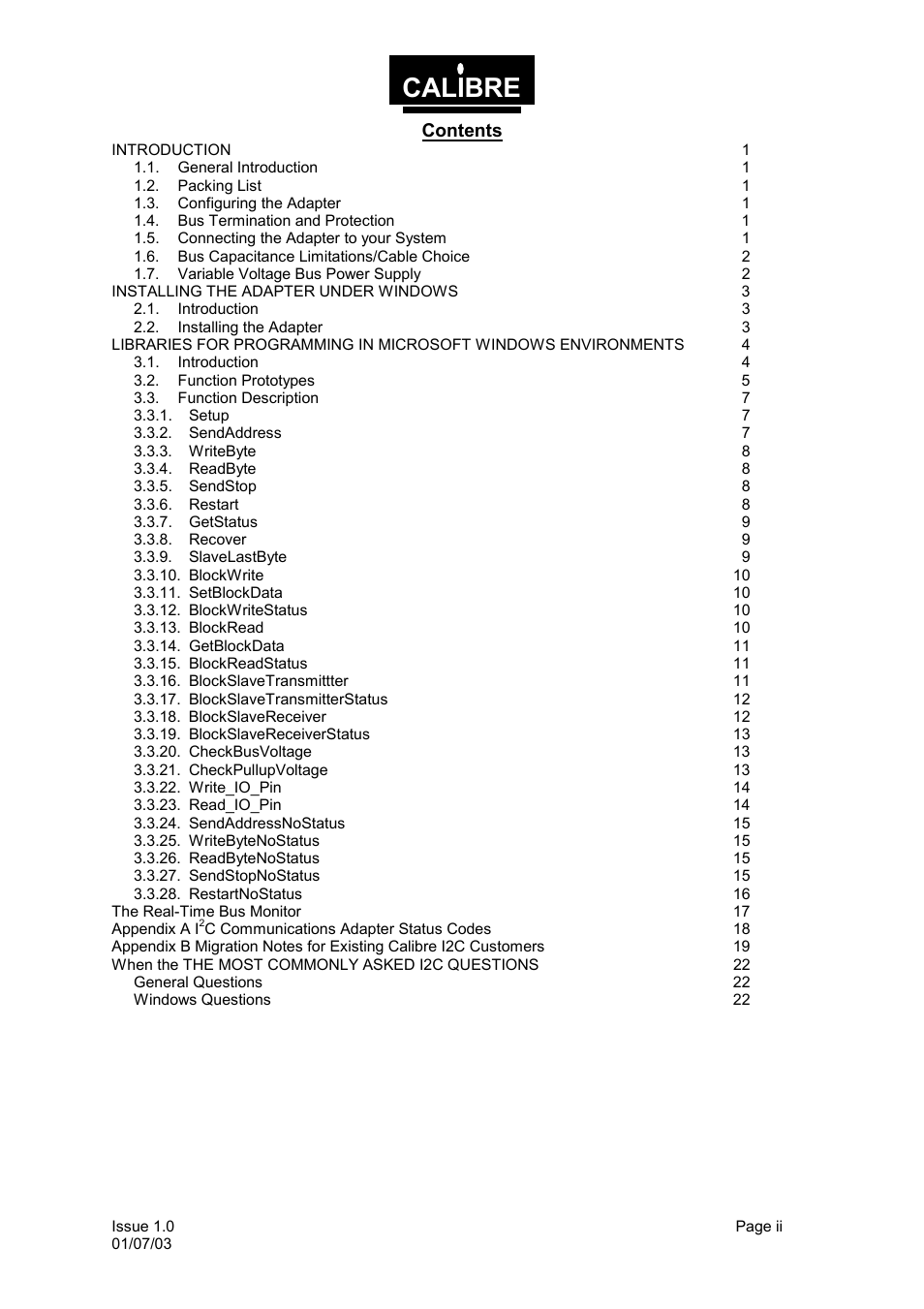 Calibre UK UCA93 User Manual | Page 3 / 25