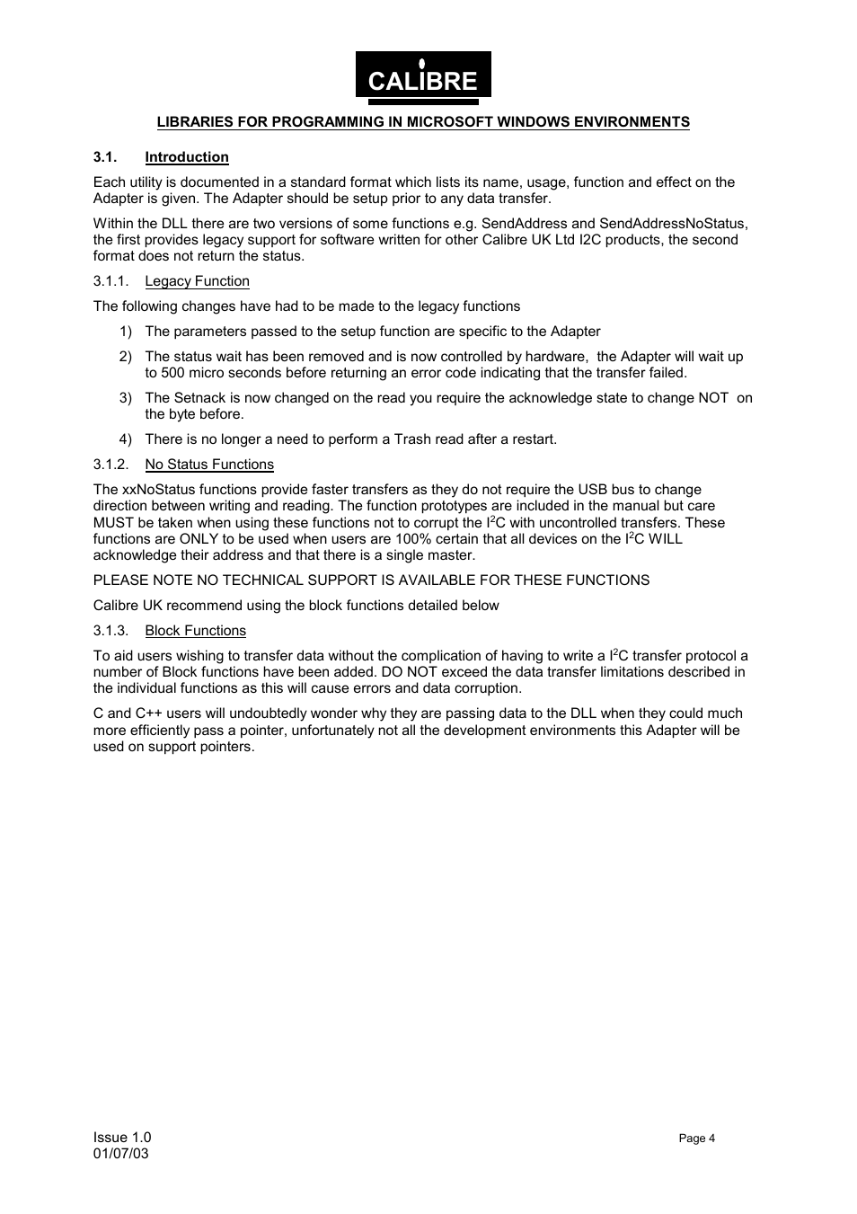 Introduction, Calibre | Calibre UK UCA93 User Manual | Page 7 / 25