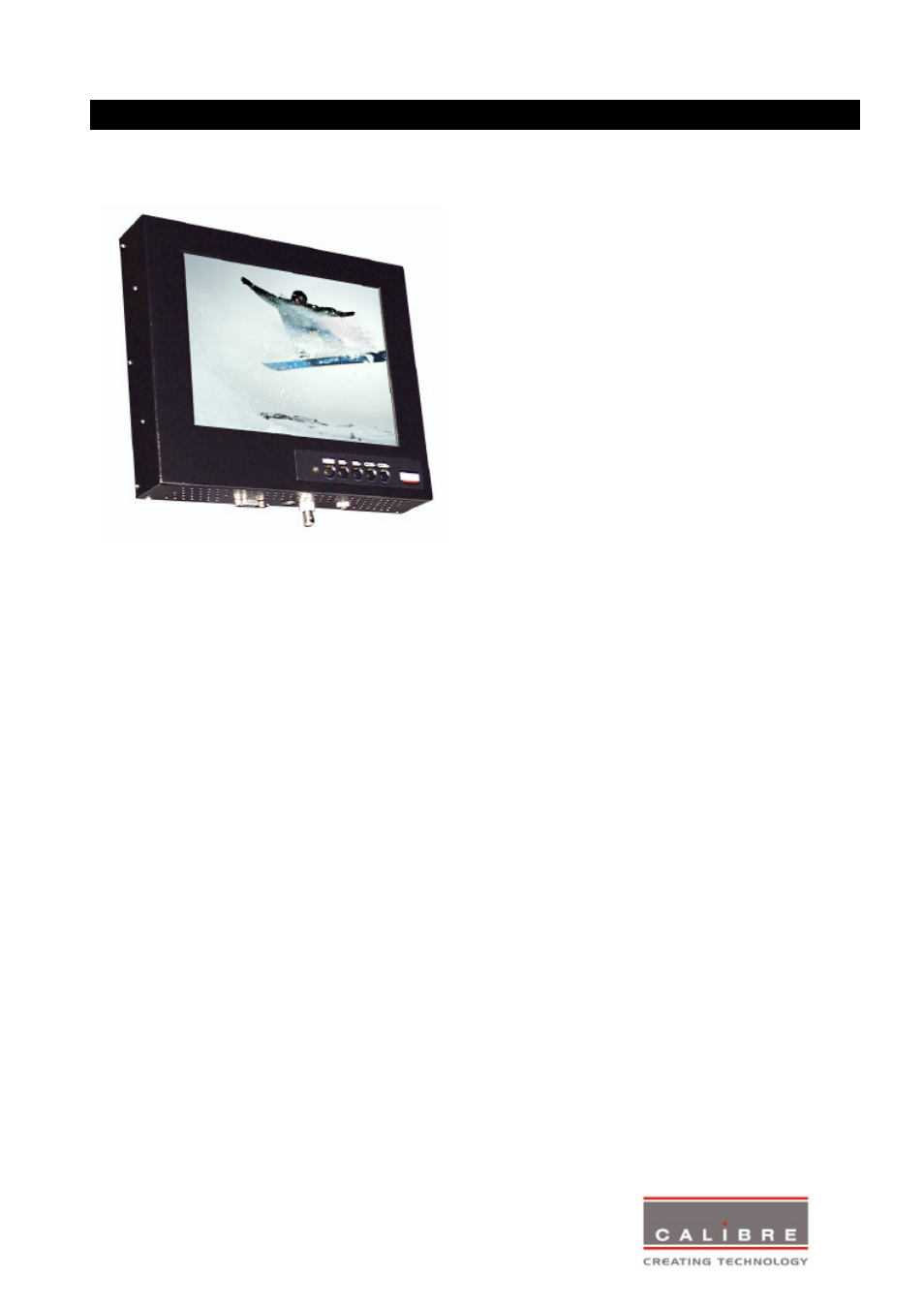 Calibre UK PremierView 10id User Manual | 2 pages