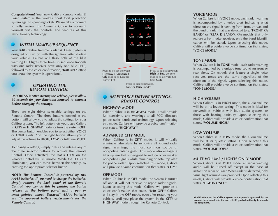 Calibre UK K40 User Manual | Page 2 / 2