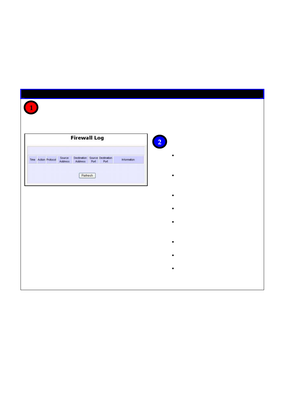 Irewall, Firewall logs | Compex Technologies NetPassage 18A User Manual | Page 126 / 204
