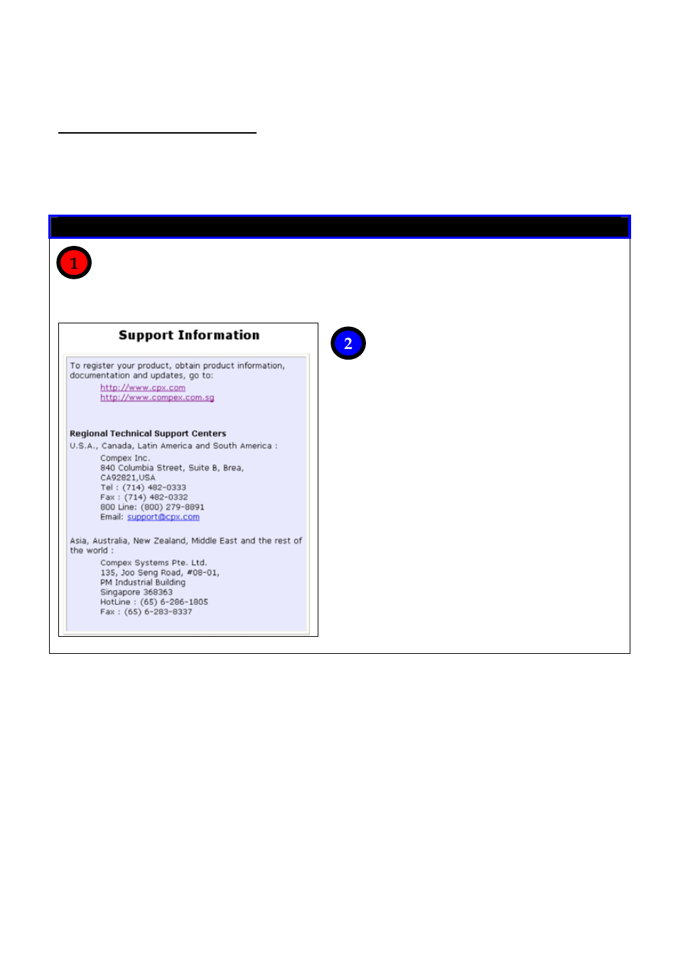 Sing the, Help m, To get technical support | Using the help menu, Follow these steps to access the page, Get technical support | Compex Technologies NetPassage 18A User Manual | Page 145 / 204