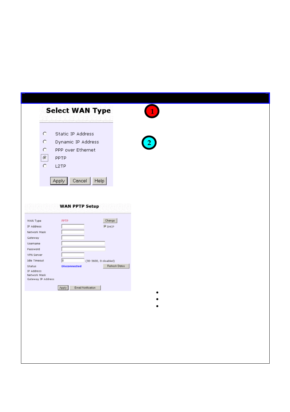 Pptp, Pptp configuration | Compex Technologies NetPassage 18A User Manual | Page 81 / 204