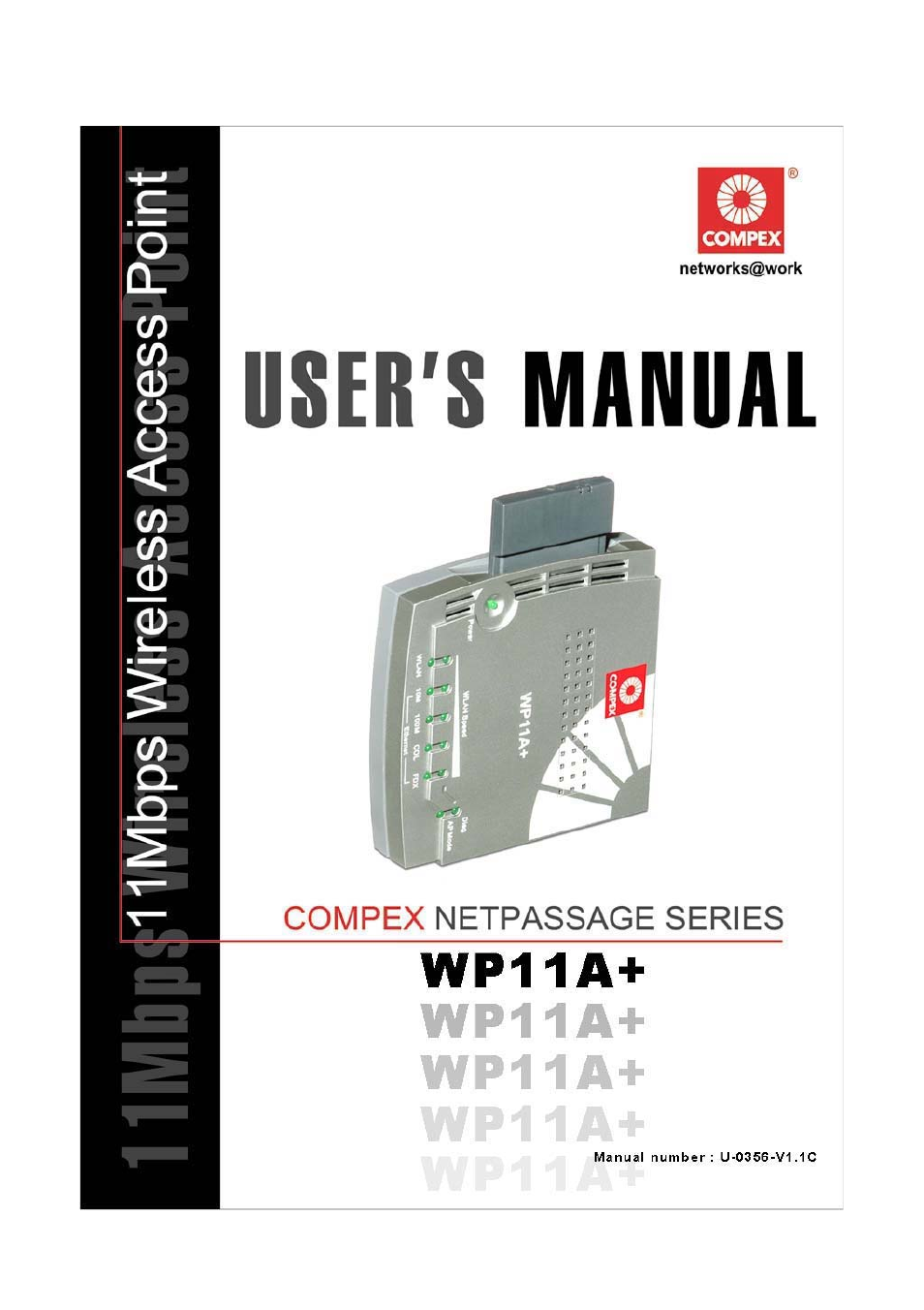 Compex Technologies WP11A+ User Manual | 101 pages