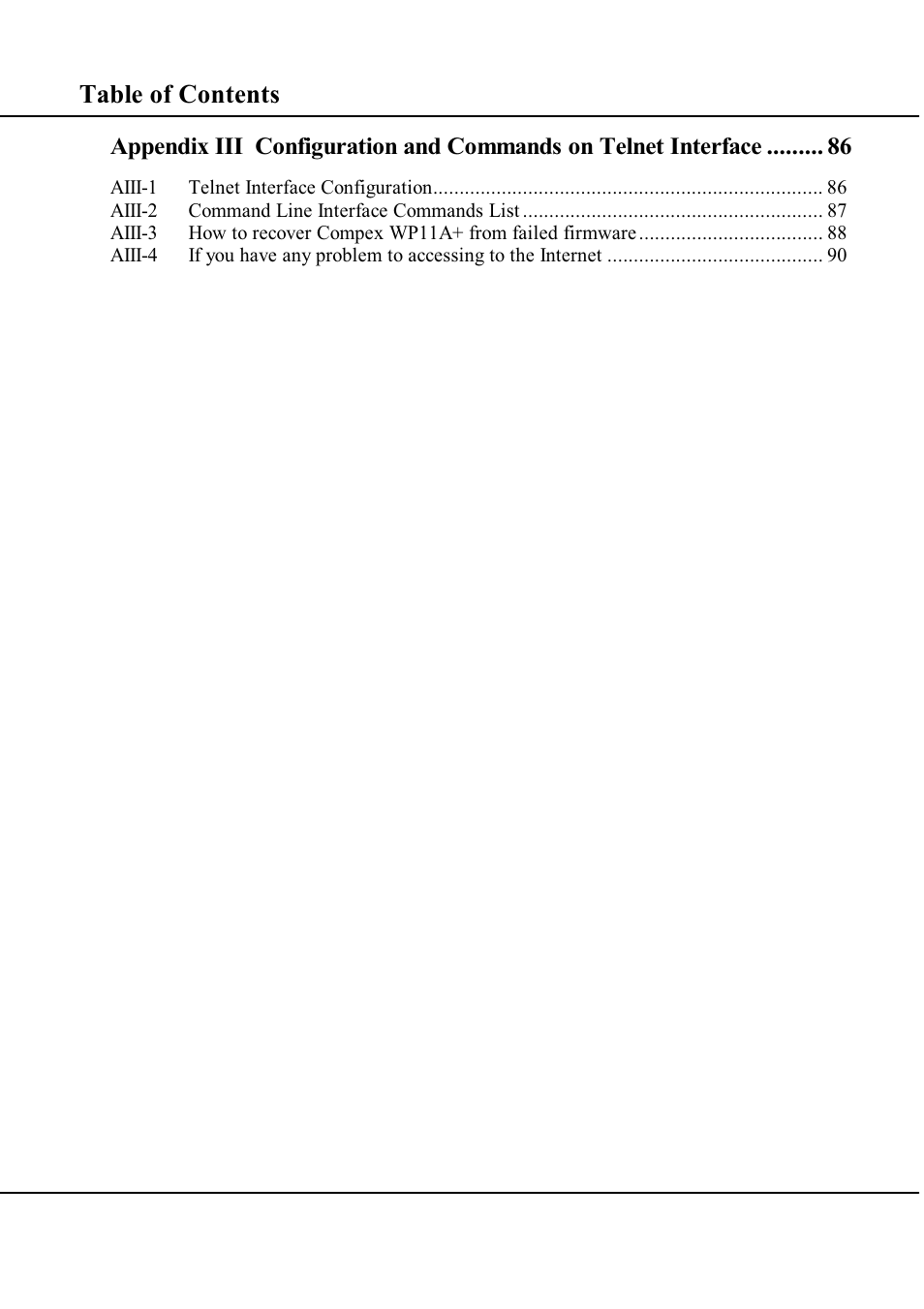 Compex Technologies WP11A+ User Manual | Page 10 / 101