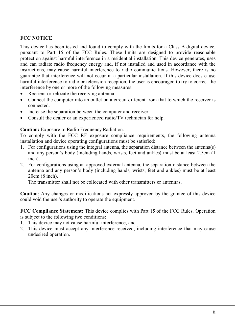 Compex Technologies WP11A+ User Manual | Page 3 / 101
