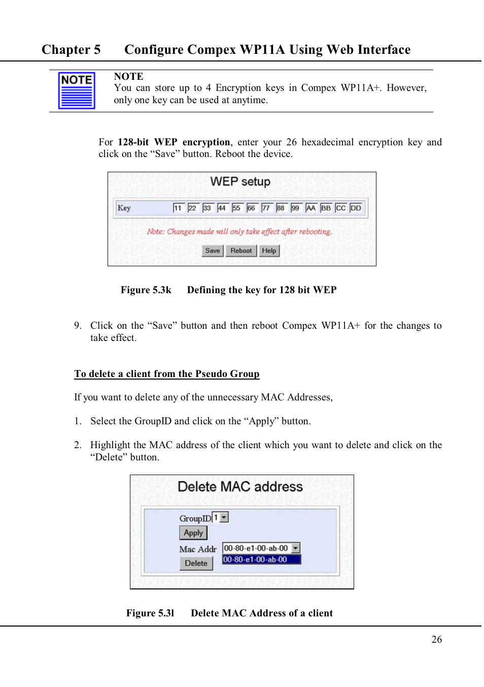 Compex Technologies WP11A+ User Manual | Page 36 / 101