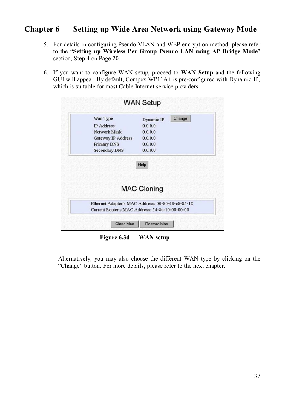Compex Technologies WP11A+ User Manual | Page 47 / 101