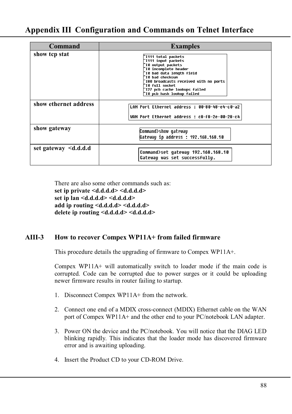 Compex Technologies WP11A+ User Manual | Page 98 / 101
