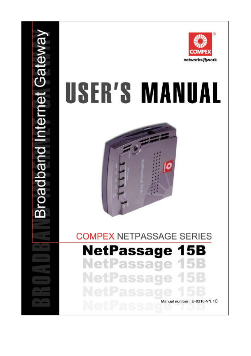 Compex Technologies NetPassage 15B User Manual | 54 pages