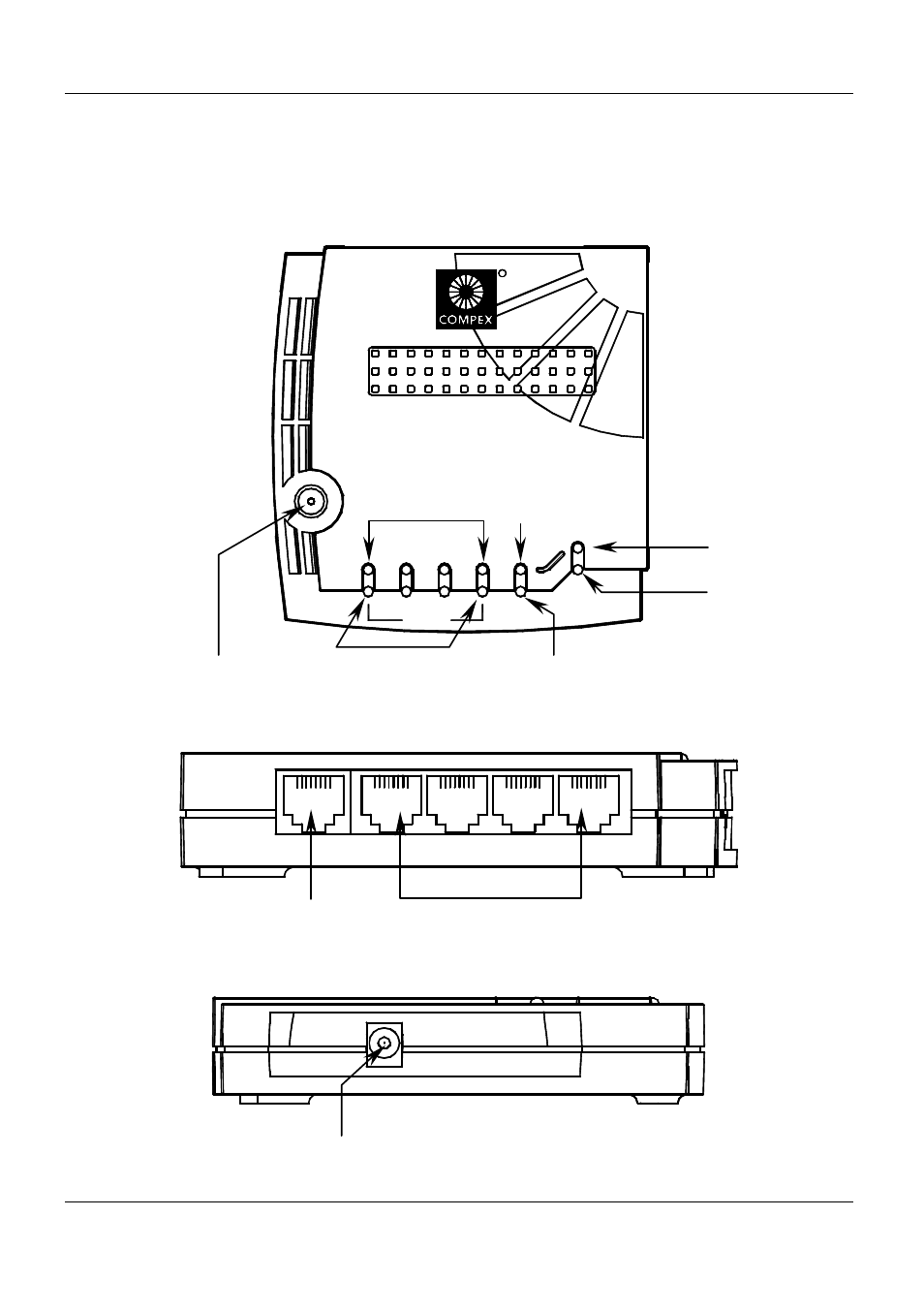 4 panel views & descriptions, 1 panel views, Panel views & descriptions | Panel views, Netpassage 15-b, Chapter 1 product overview, 12 3 4 wan | Compex Technologies NetPassage 15B User Manual | Page 11 / 54