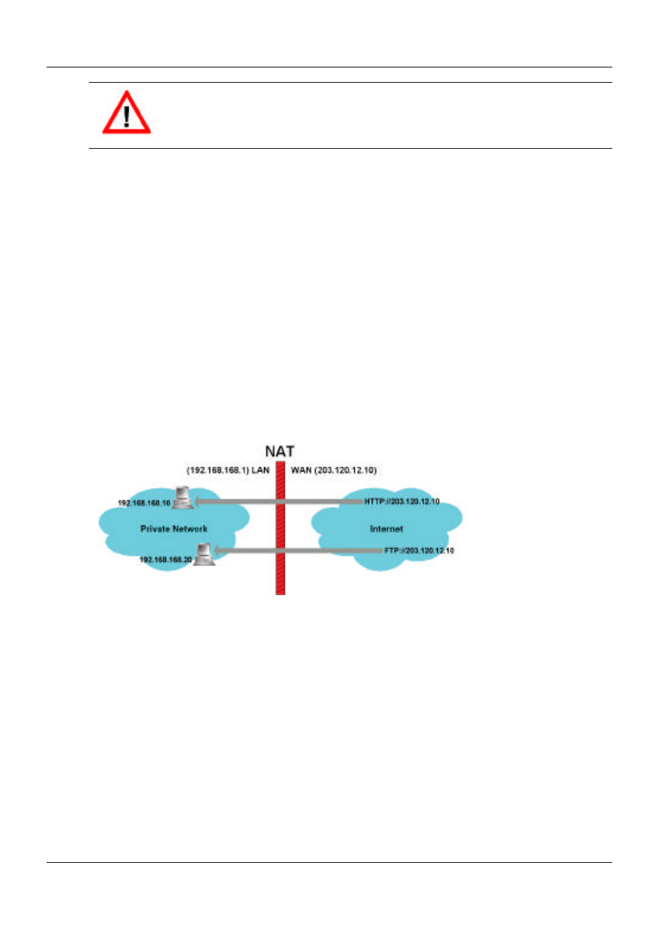 3 network address translator (nat), 1 introduction to virtual servers, Network address translator (nat) | Introduction to virtual servers | Compex Technologies NetPassage 15B User Manual | Page 34 / 54