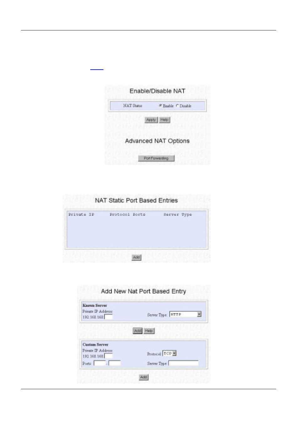 2 defining virtual server based on port forwarding, Defining virtual server based on port forwarding | Compex Technologies NetPassage 15B User Manual | Page 36 / 54