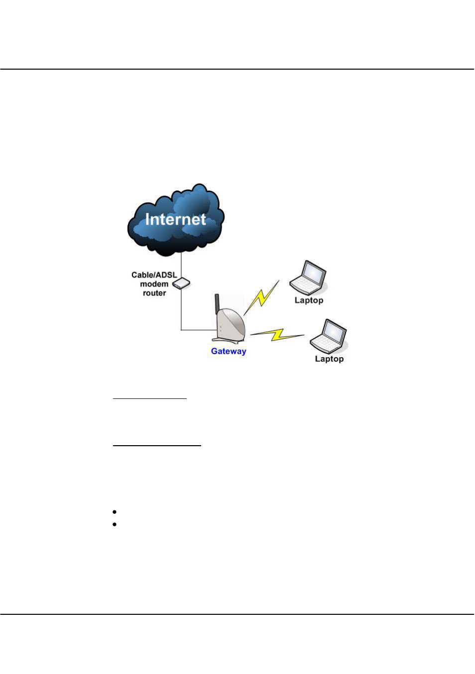 The gateway mode, Chapter 2 hardware installation | Compex Technologies WPE54 User Manual | Page 15 / 137
