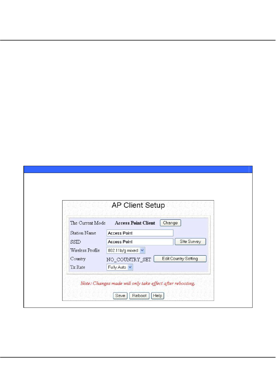 Scan for site survey, Chapter 4 common configuration | Compex Technologies WPE54 User Manual | Page 42 / 137