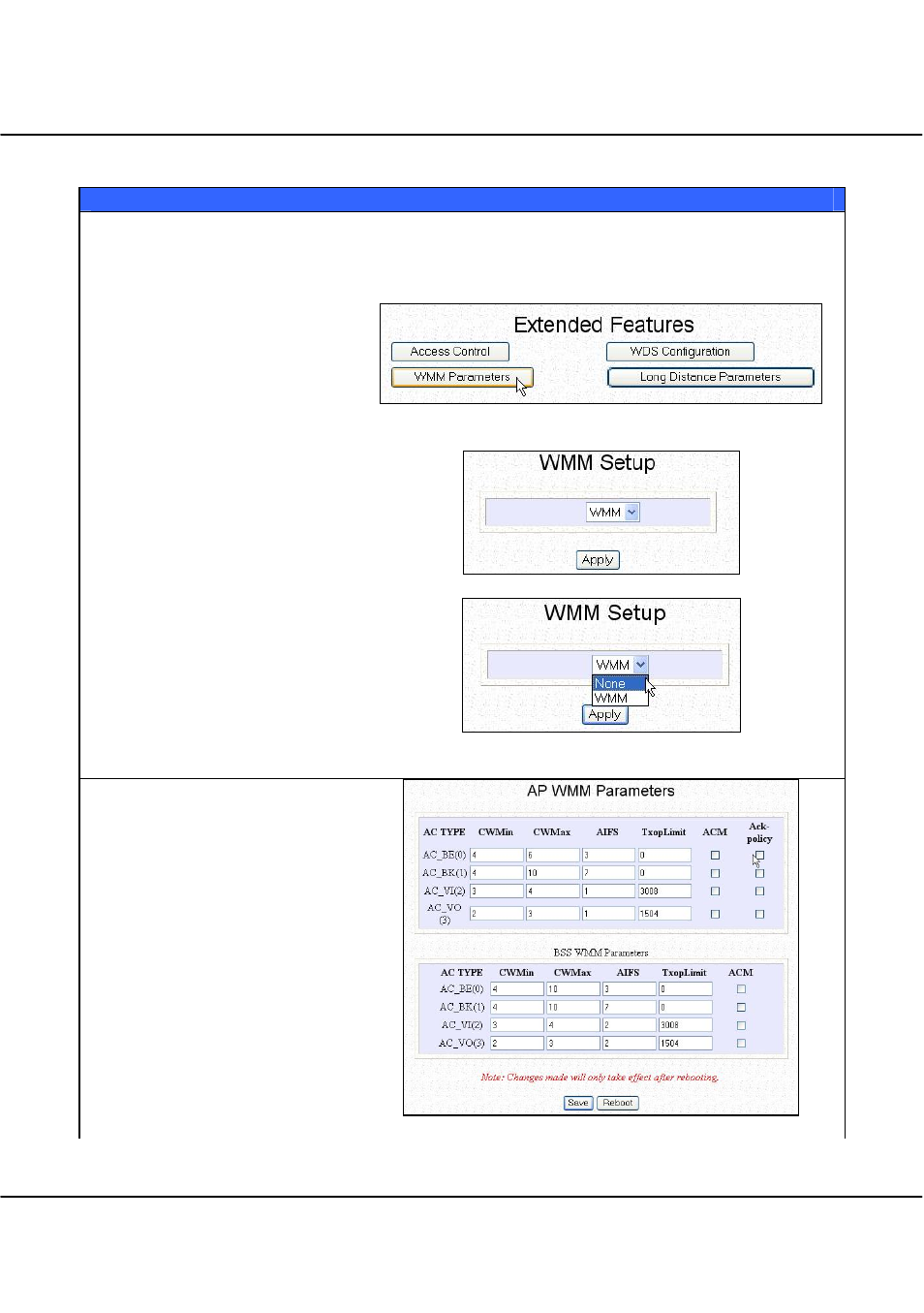 Chapter 4 common configuration | Compex Technologies WPE54 User Manual | Page 60 / 137