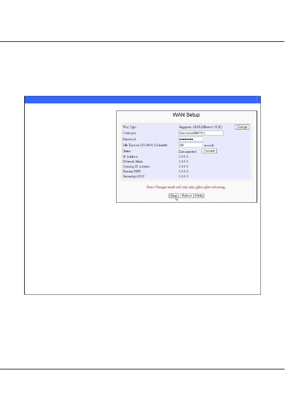 Singapore adsl, Chapter 5 further configuration | Compex Technologies WPE54 User Manual | Page 88 / 137