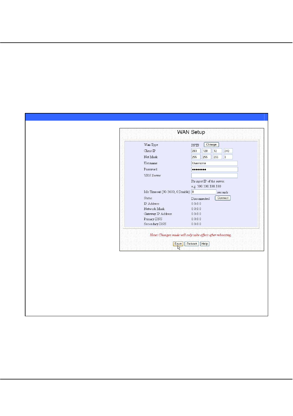 Pptp, Chapter 5 further configuration | Compex Technologies WPE54 User Manual | Page 90 / 137