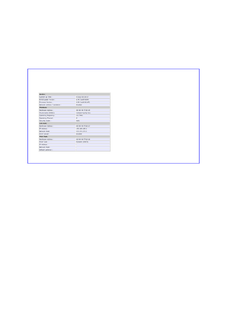 View system information | Compex Technologies NP25G 6C User Manual | Page 103 / 110