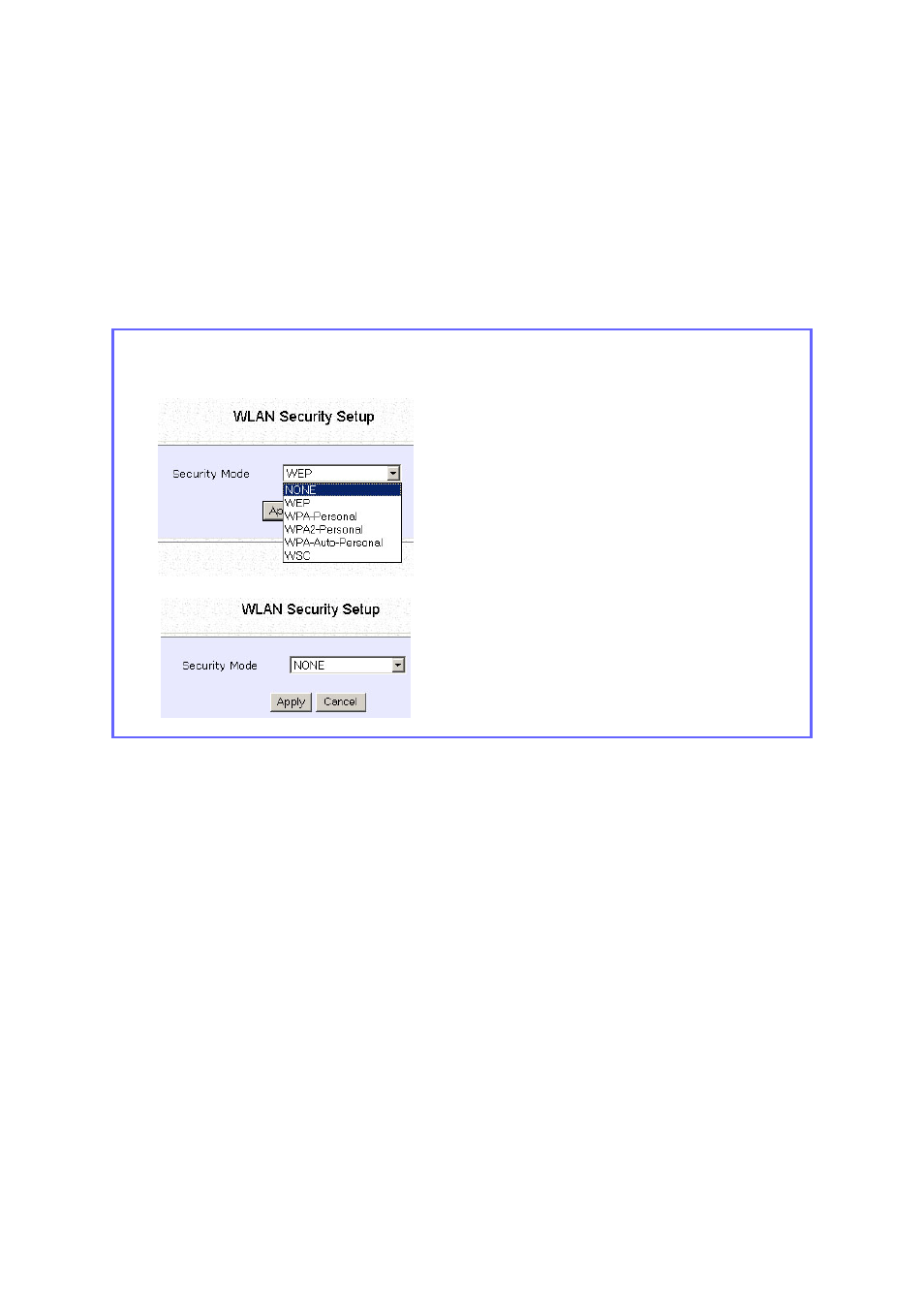 Set security mode, Disable security | Compex Technologies NP25G 6C User Manual | Page 27 / 110
