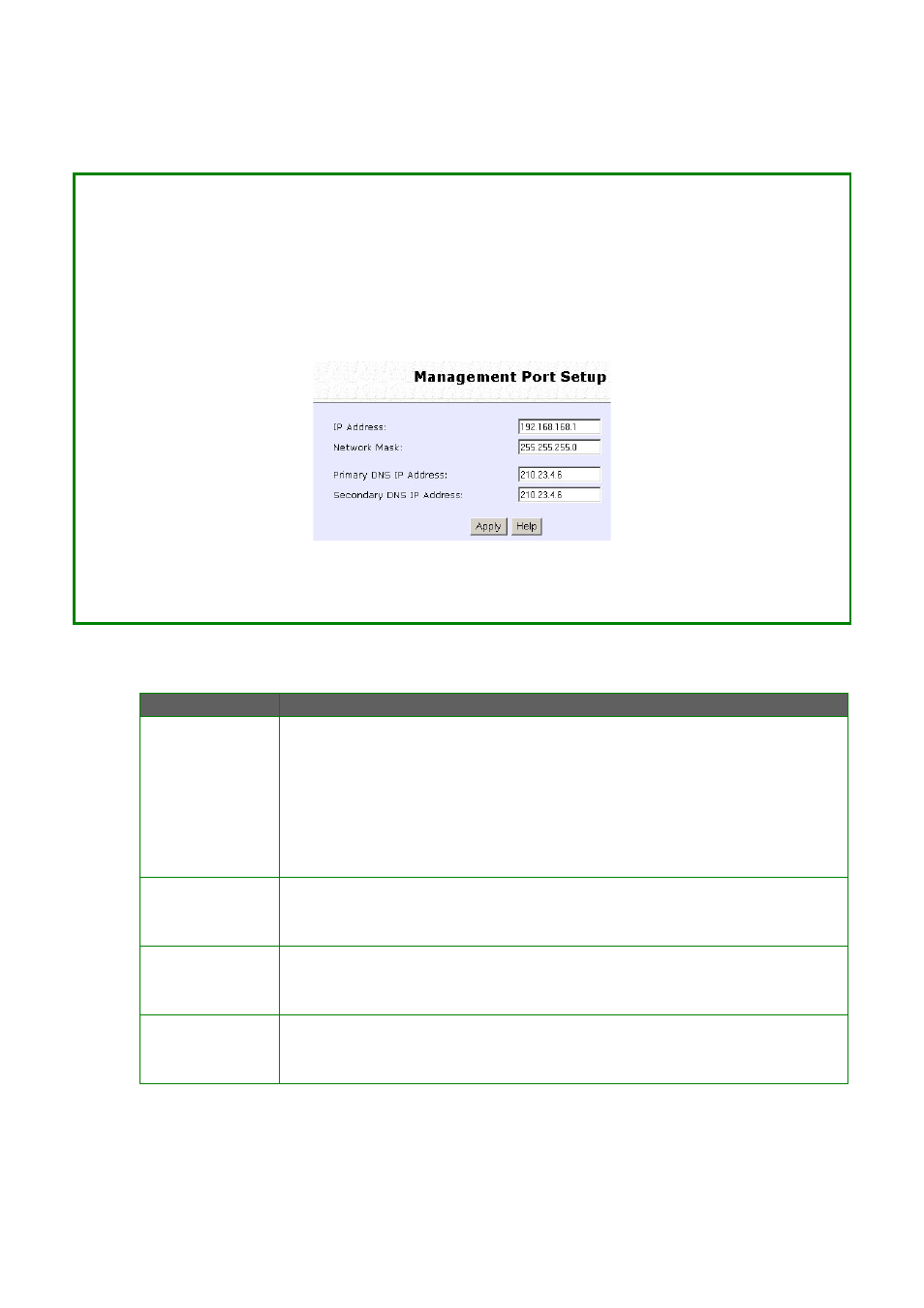 Setup management port | Compex Technologies NP25G 6C User Manual | Page 40 / 110