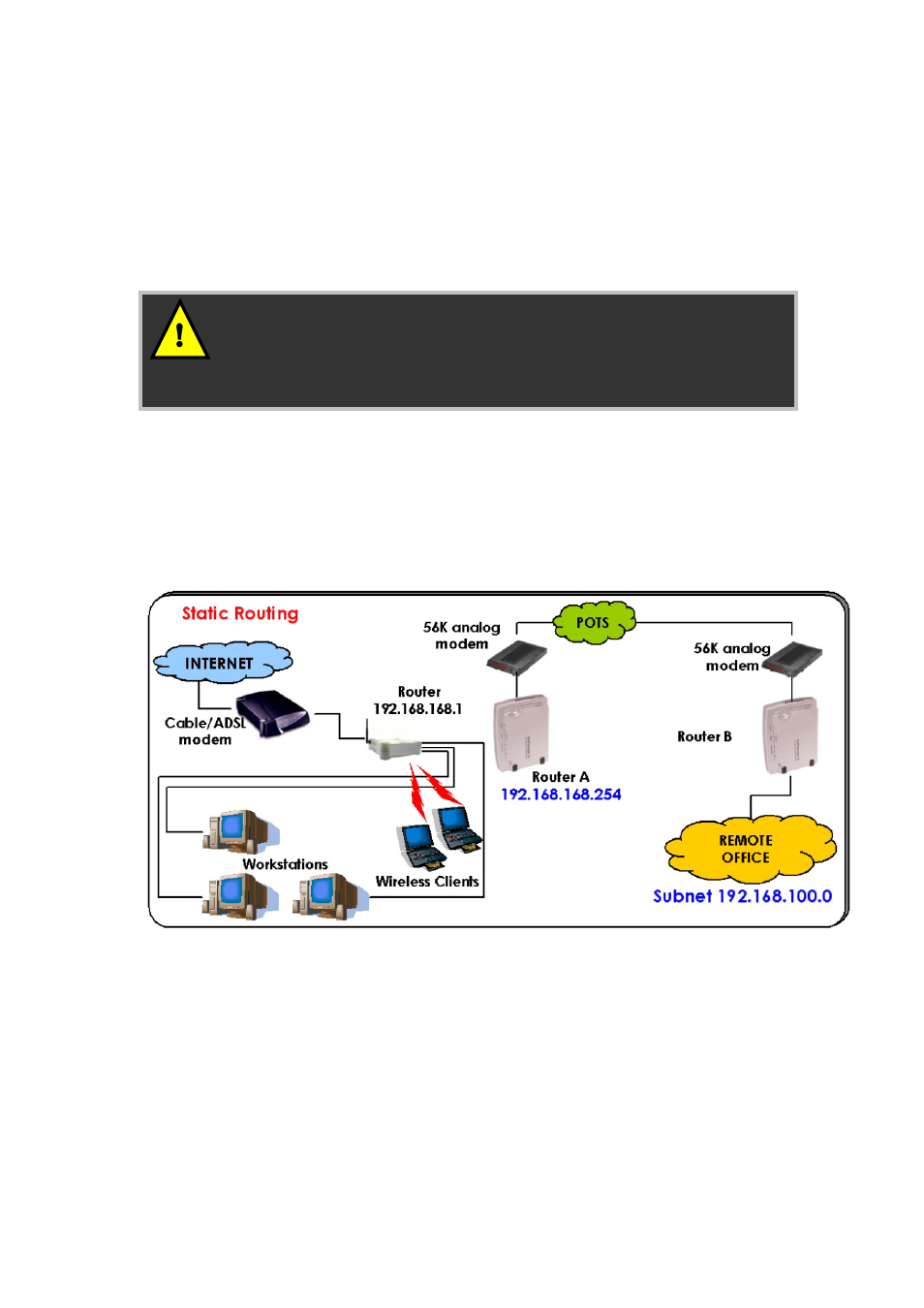 Configure static routing | Compex Technologies NP25G 6C User Manual | Page 60 / 110