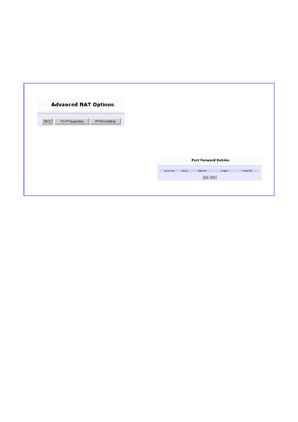 Configure virtual servers based on port forwarding | Compex Technologies NP25G 6C User Manual | Page 65 / 110