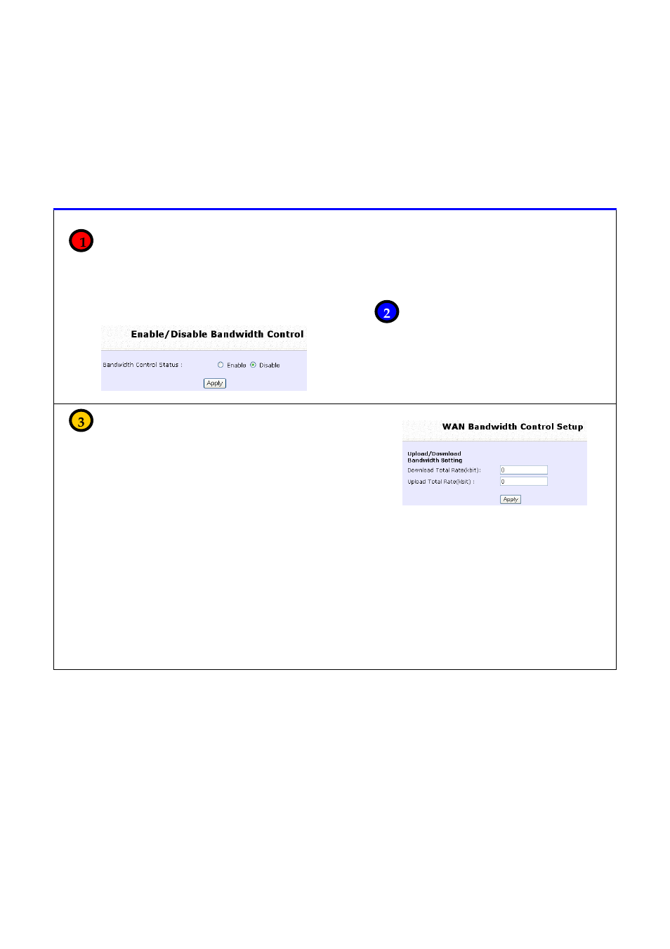 Configure bandwidth control for wan | Compex Technologies NP25G 6C User Manual | Page 70 / 110