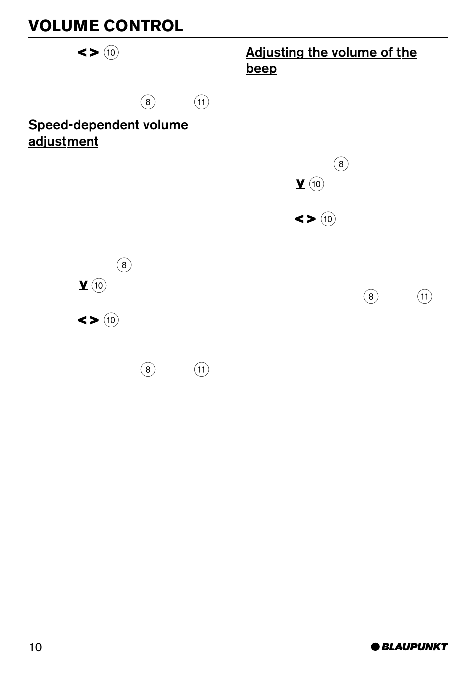 Volume control | Casablanca Fan Company CD50 User Manual | Page 10 / 39