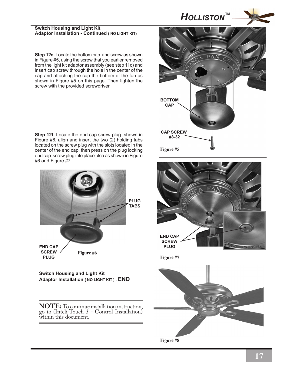 Olliston | Casablanca Fan Company Holliston C31UxxZ User Manual | Page 19 / 37