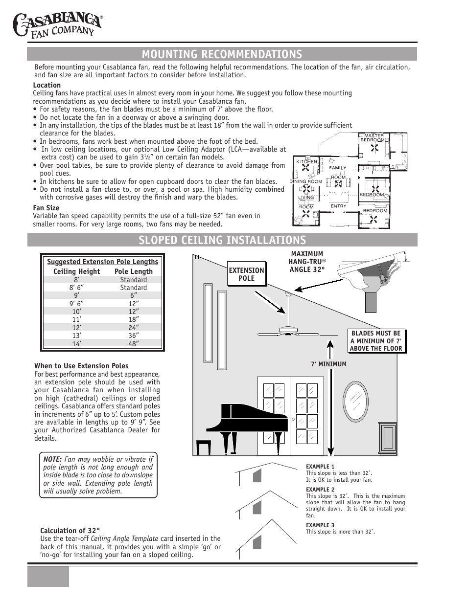 Casablanca Fan Company Marrakesh 89UXXM User Manual | Page 2 / 15