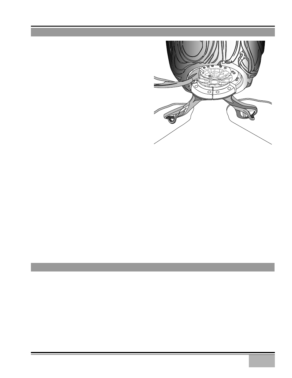 Light fixture electrical connections, Light fixture hardware, Light fixture installation | Casablanca Nouvelle User Manual | Page 10 / 17