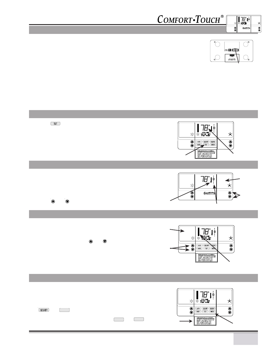 Comfort•touch ♦ additional control features | Casablanca Fan Company Bel Air Tabletop Fan User Manual | Page 15 / 19