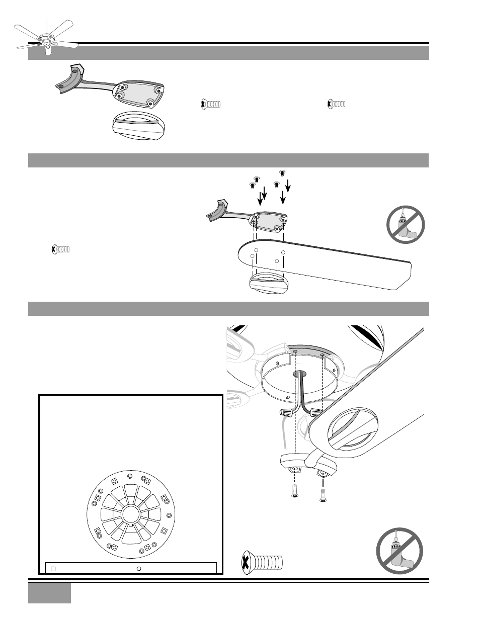 Blade holders & hardware, Assemble blade holder & blade, Blade/blade holder installation | Etropolitan | Casablanca Metropolitan User Manual | Page 7 / 18