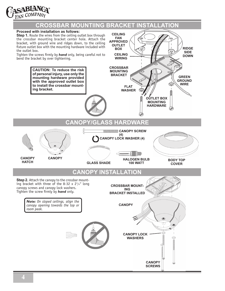 Casablanca Fan Company Inteli-Touch 3 PN User Manual | Page 4 / 17
