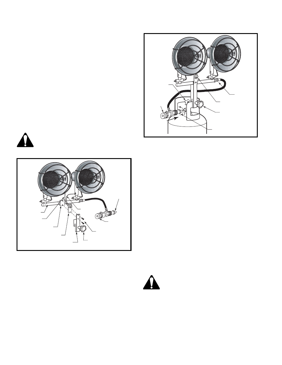 Conexión del calentador al tanque de propano, Ensamble del calentador | CFM Corporation RMC-TT30 User Manual | Page 12 / 16