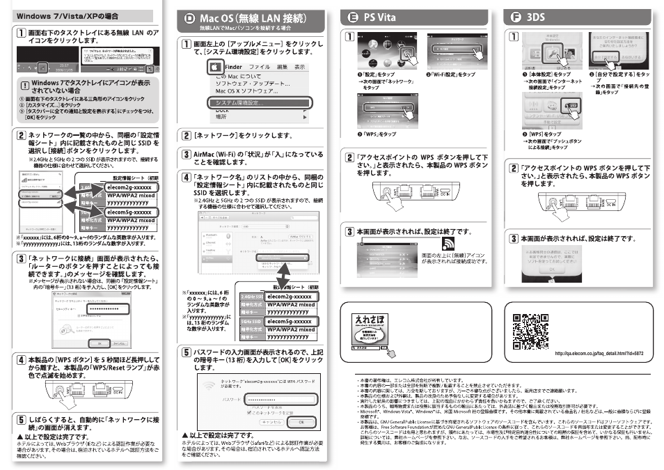 Elecom WRH-733Gxx 設定手順書（他言語版） User Manual | Page 2 / 2