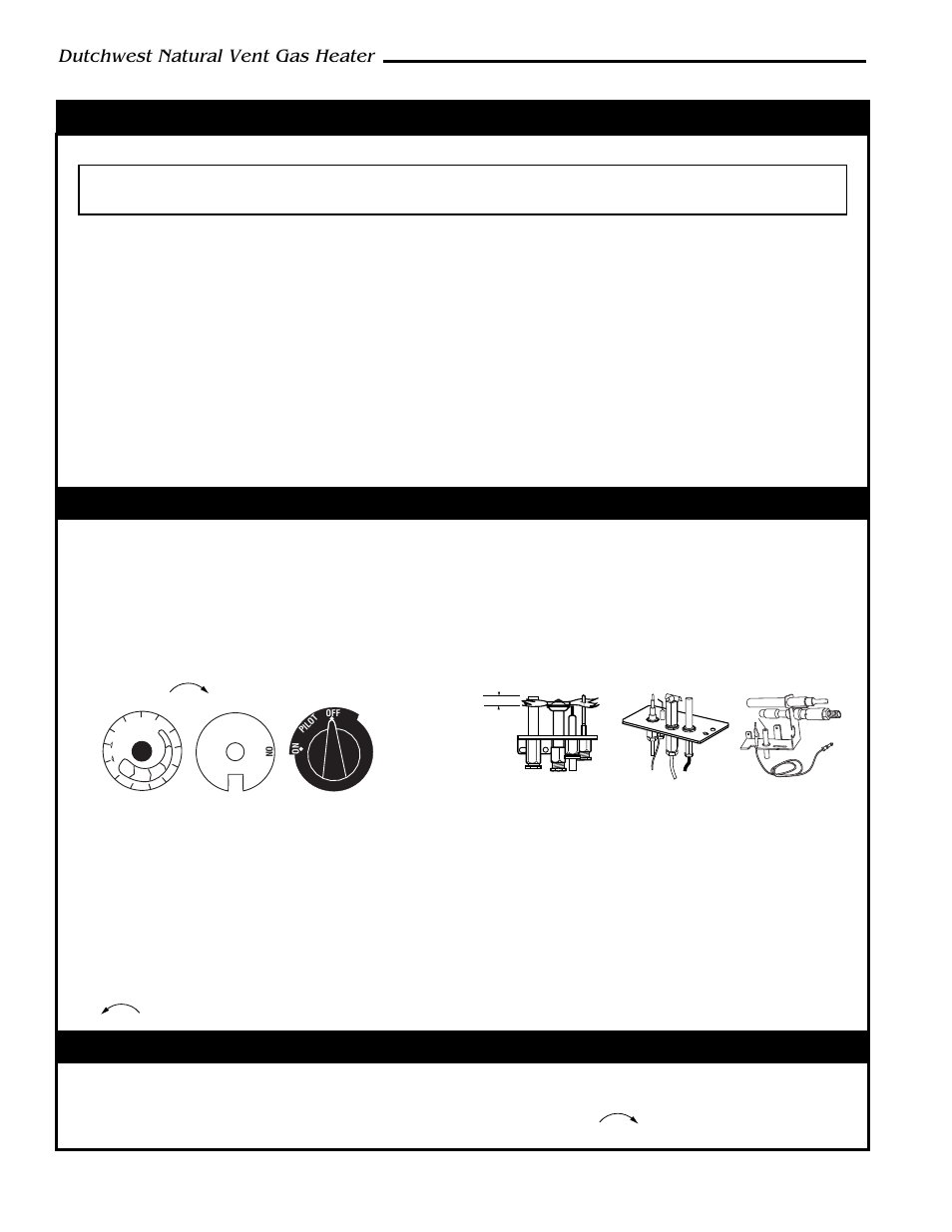 Lighting and operating instructions, For your safety read before lighting, Lighting instructions | Dutchwest natural vent gas heater | CFM Corporation 2467 User Manual | Page 14 / 28