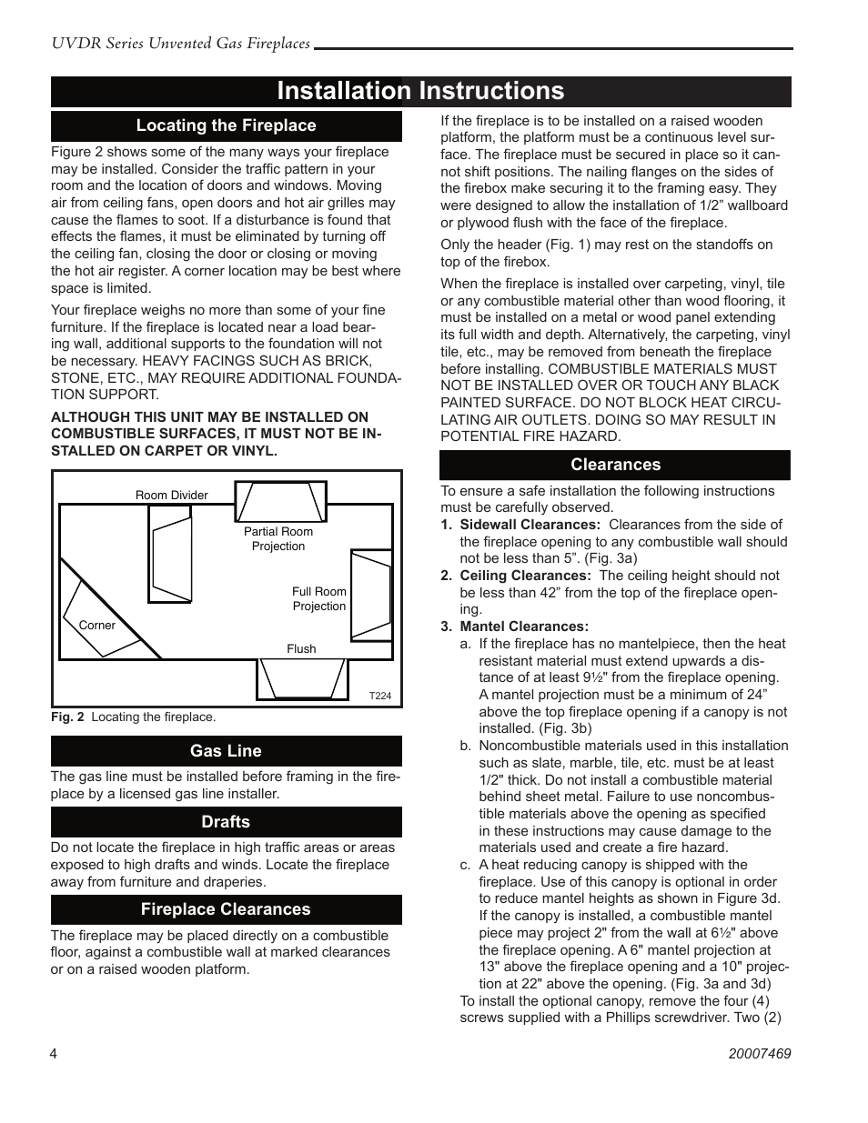 Installation instructions | CFM Corporation UVDR42C User Manual | Page 4 / 16