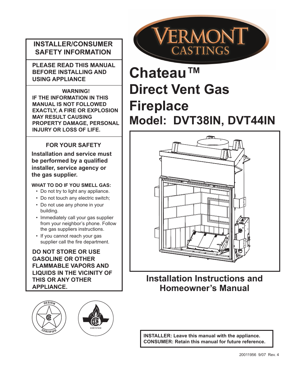 CFM Corporation DVT38IN User Manual | 48 pages