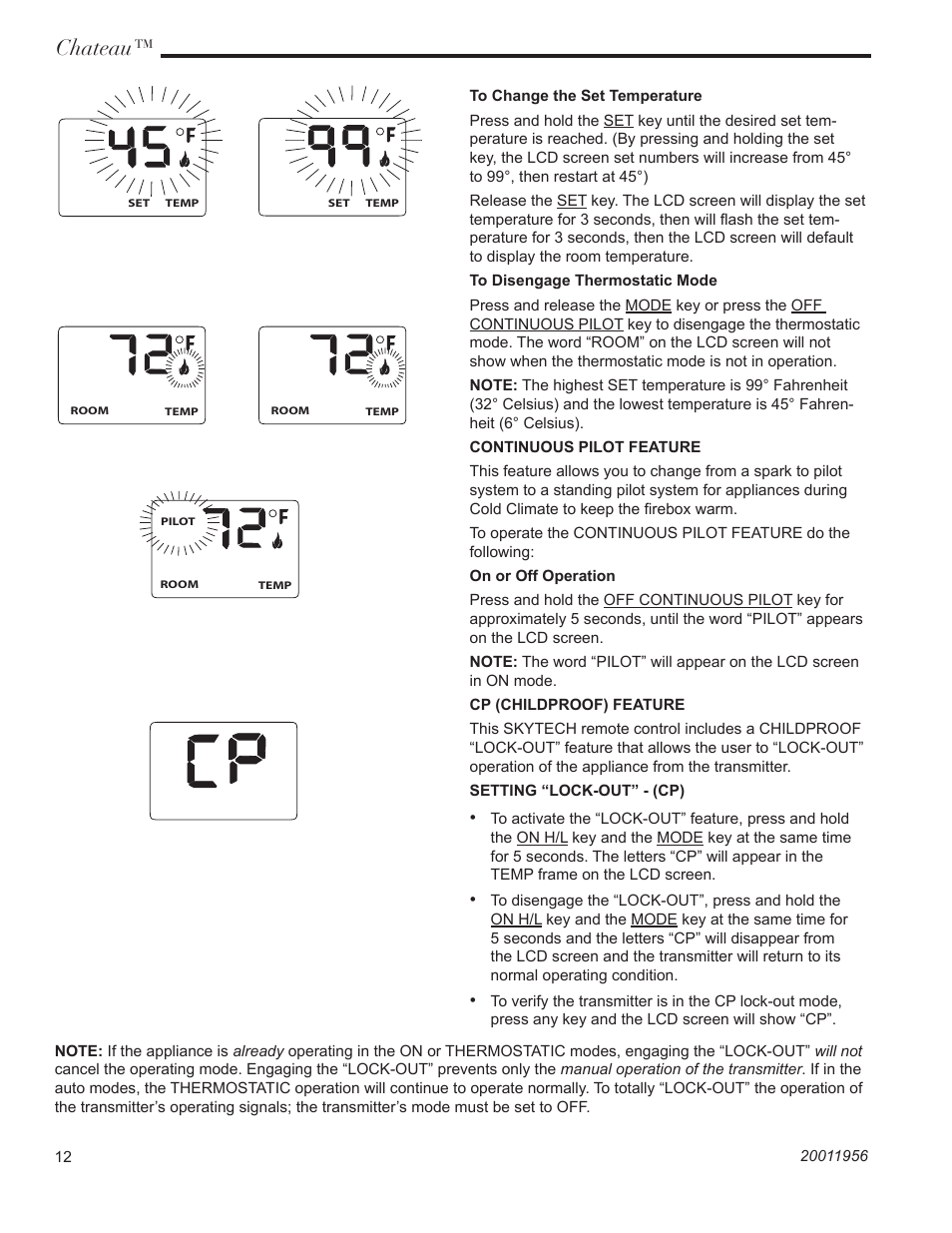 Chateau | CFM Corporation DVT38IN User Manual | Page 12 / 48