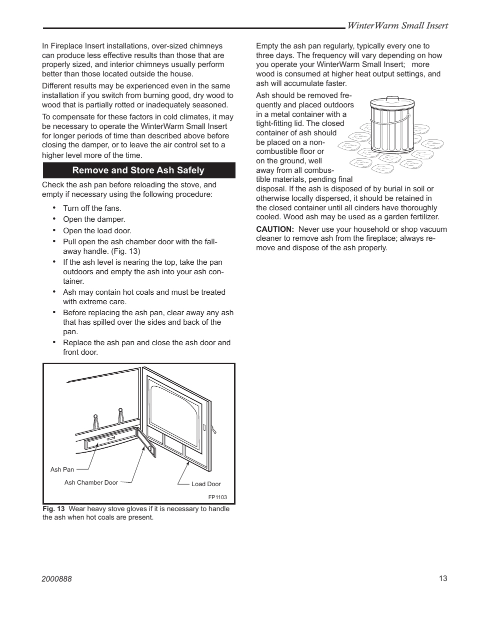 CFM Corporation Winter Warm - Small Insert User Manual | Page 13 / 24