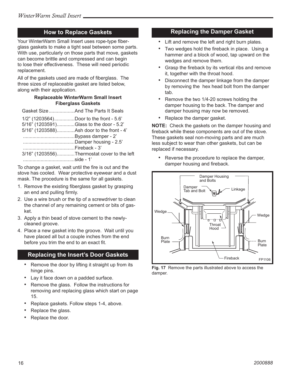 CFM Corporation Winter Warm - Small Insert User Manual | Page 16 / 24