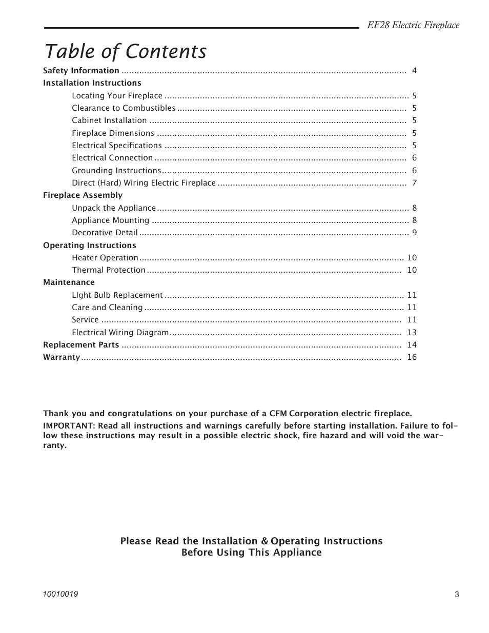 CFM Corporation EF28 User Manual | Page 3 / 16