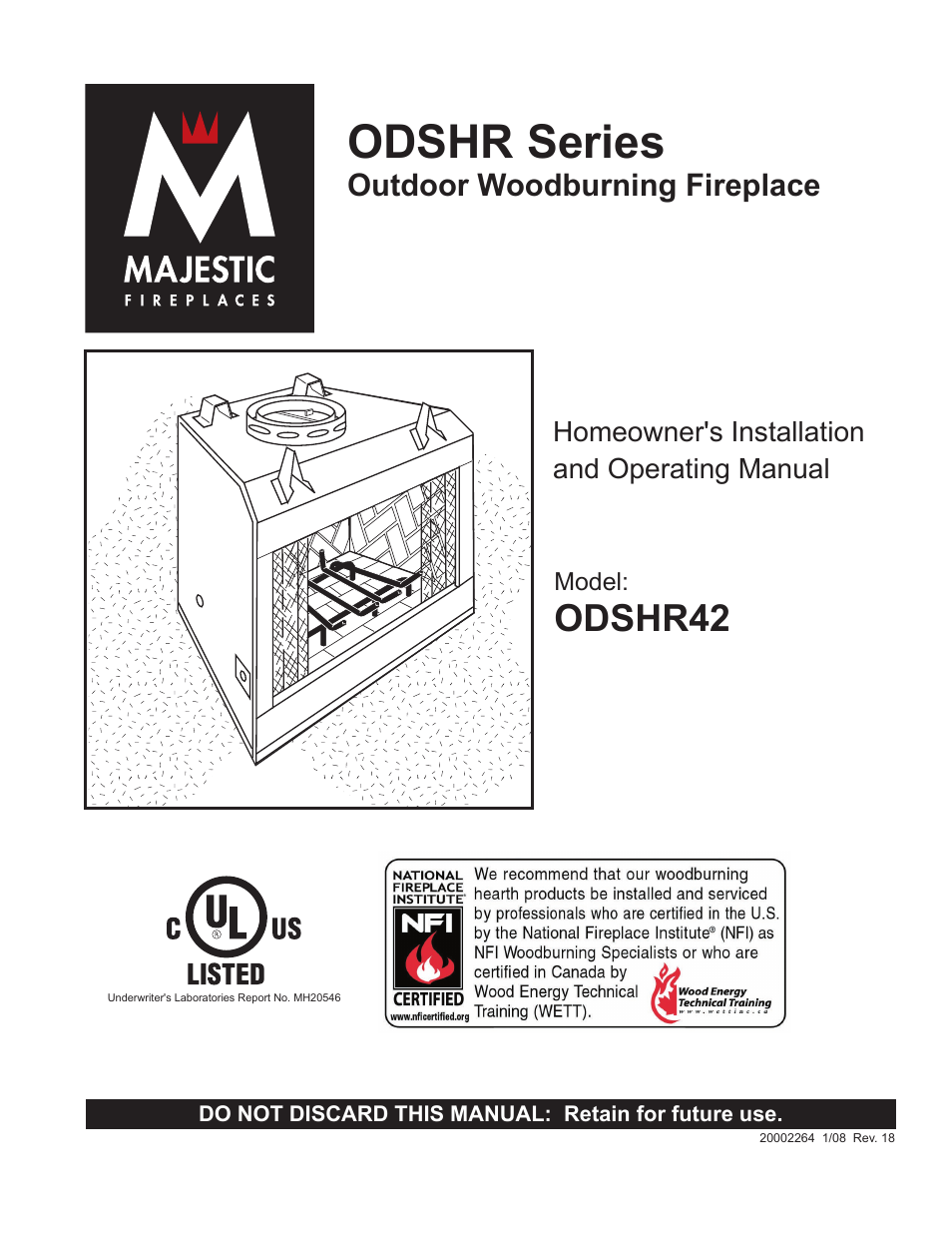 CFM Corporation ODSHR42 User Manual | 24 pages