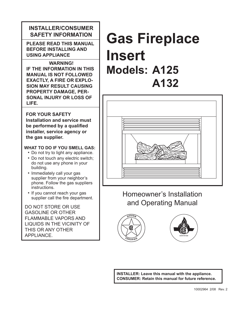 CFM Corporation A125 User Manual | 32 pages