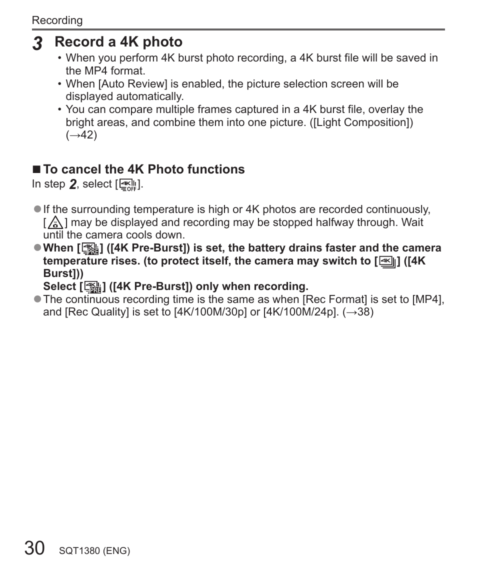 Panasonic Lumix DMC-LX10K User Manual | Page 30 / 72