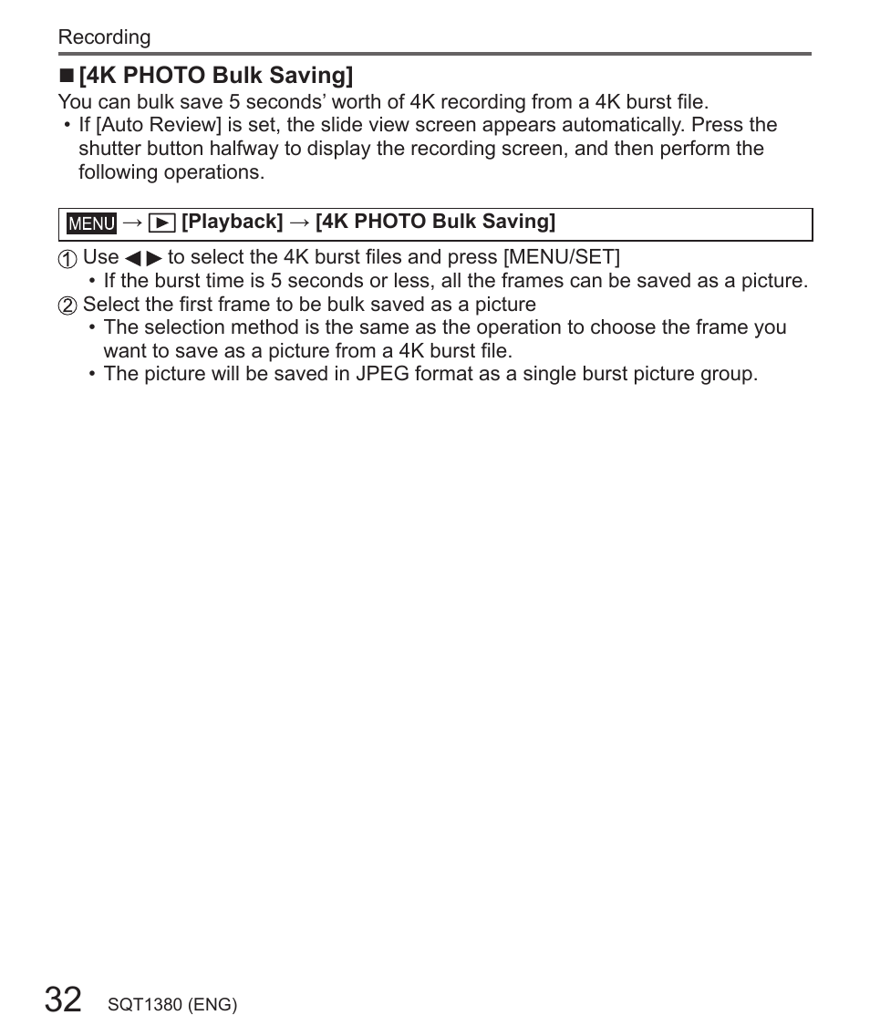Panasonic Lumix DMC-LX10K User Manual | Page 32 / 72