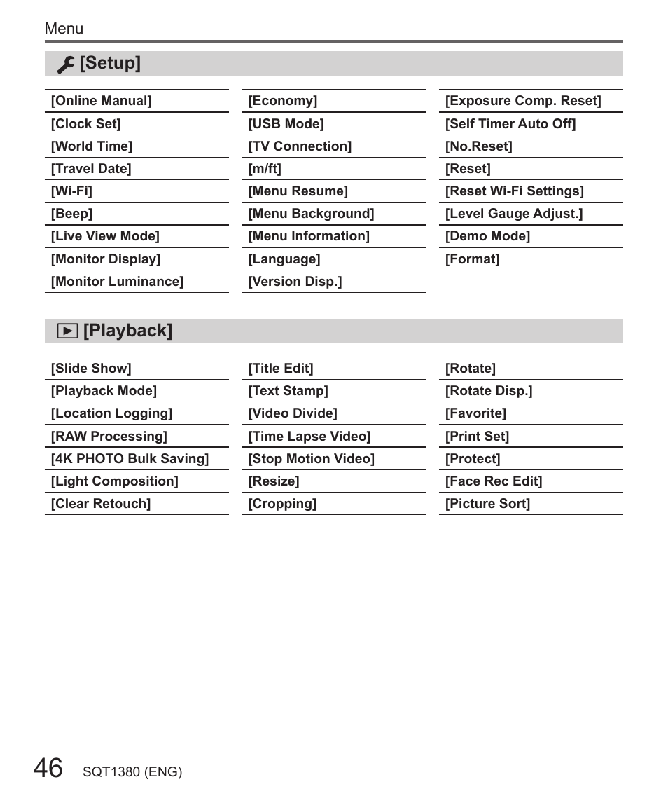 Panasonic Lumix DMC-LX10K User Manual | Page 46 / 72